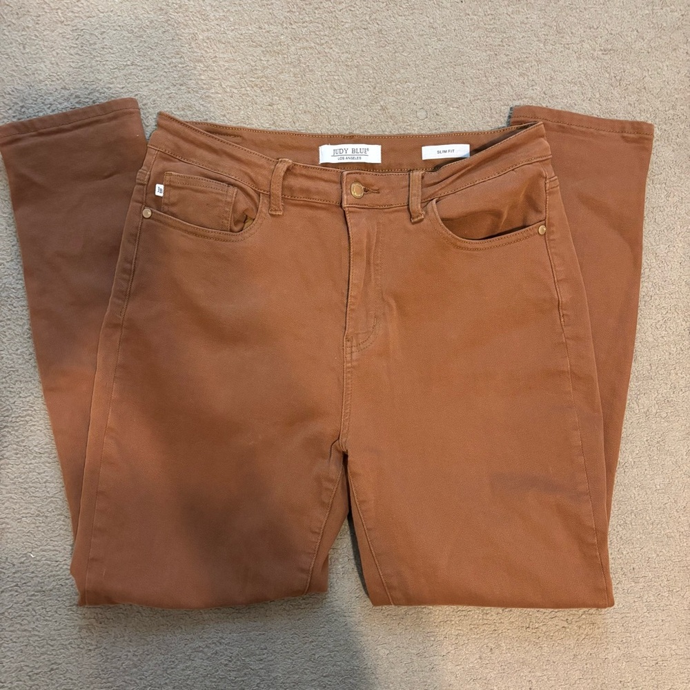 Copper Womens Judy Blue Jeans Slim Fit